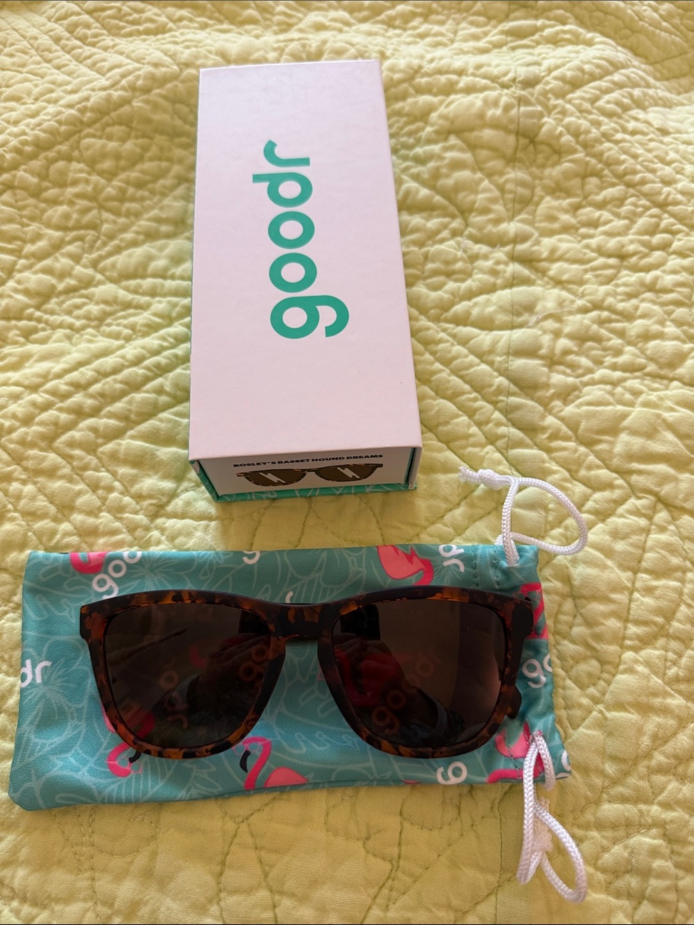 Goodr Bosley’s Basset Hound Dreams Brown Sunglasses - Picture 8 of 10